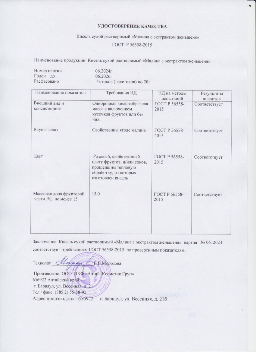 Паспорт №062024